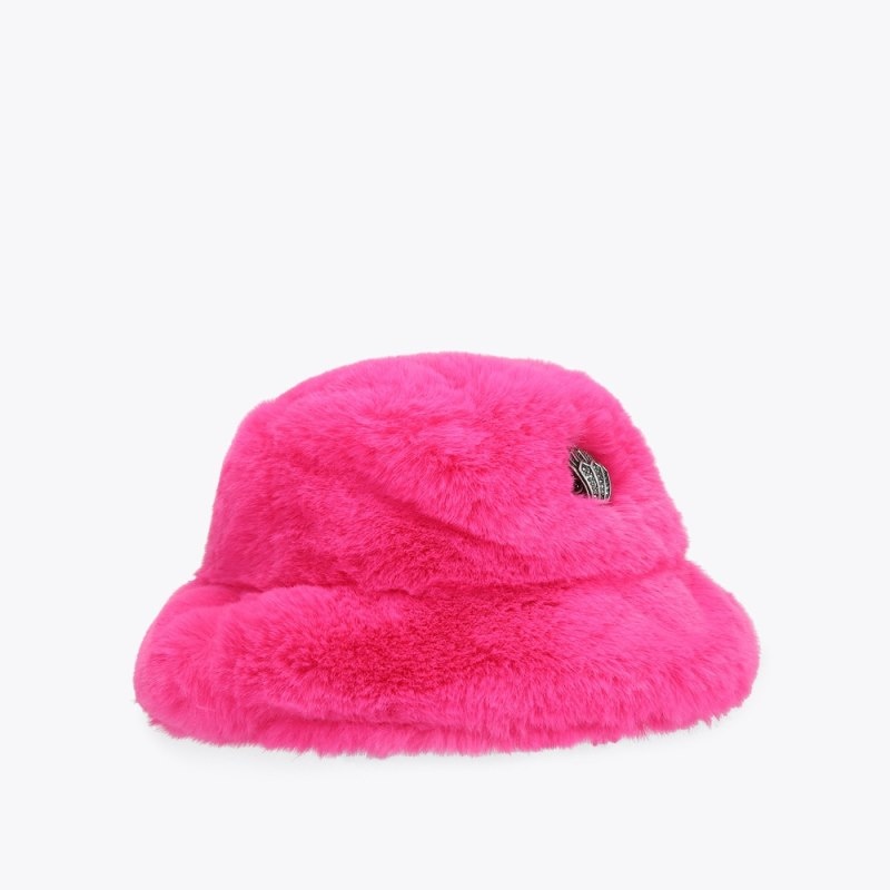 Cappelli Donna Kurt Geiger London Poppy Bucket Fushia Italia | TK86-928