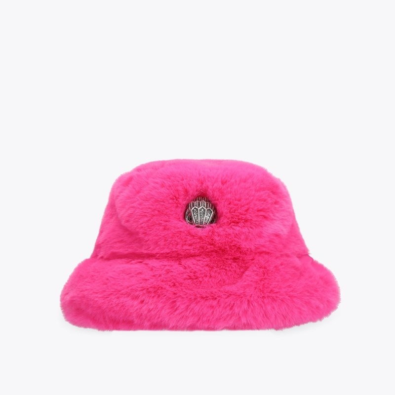 Cappelli Donna Kurt Geiger London Poppy Bucket Fushia Italia | TK86-928