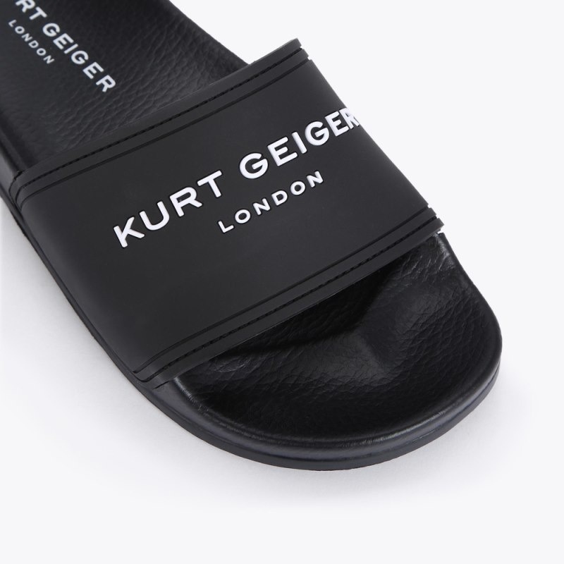 Ciabatte Uomo Kurt Geiger London Pool Nere Italia | LH32-926