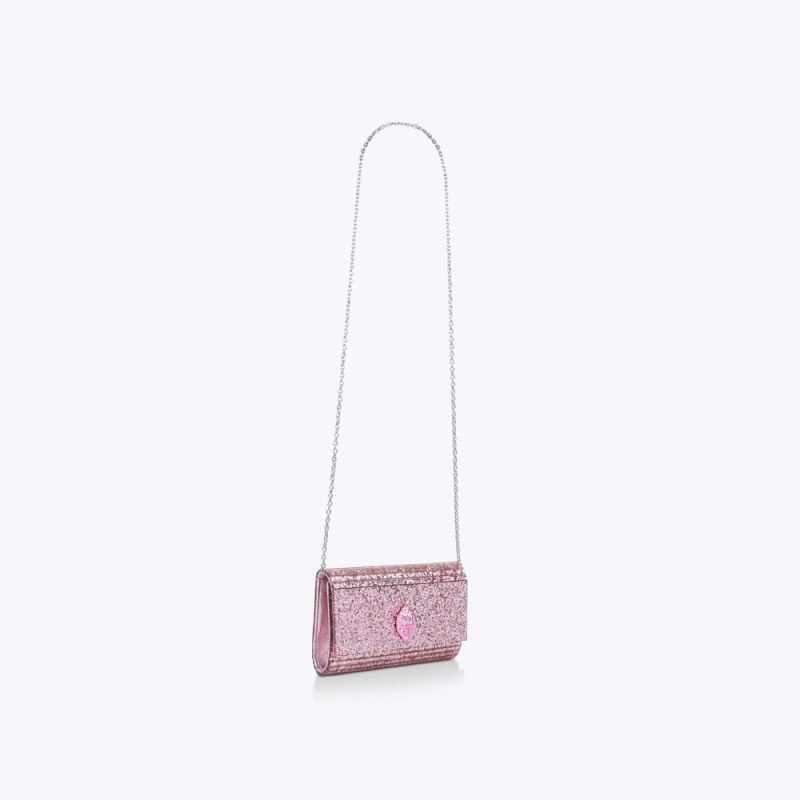 Clutches Donna Kurt Geiger London Party Eagle Drench Rosa Italia | ML49-654