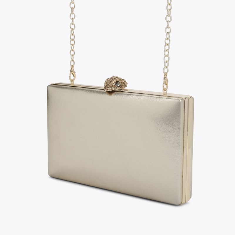 Clutches Donna Kurt Geiger London Crystal Kensington Oro Italia | PB46-885