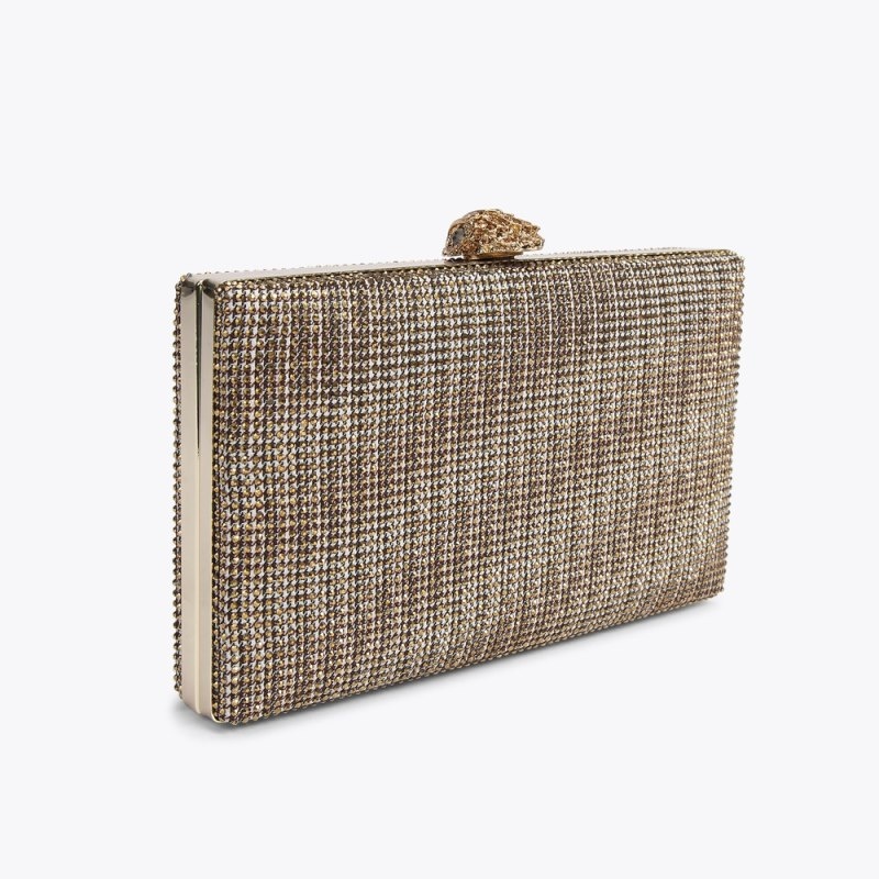 Clutches Donna Kurt Geiger London Crystal Kensington Beige Italia | IP09-061