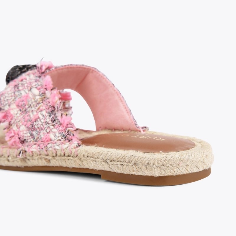 Espadrillas Donna Kurt Geiger London Kensington Rosa Italia | UE64-468