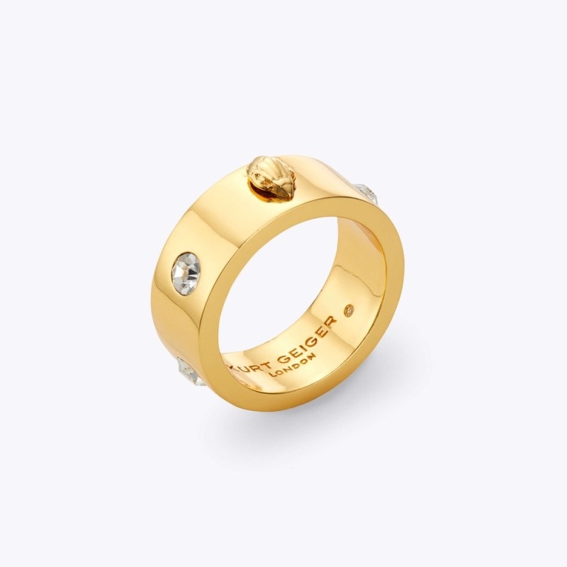 Gioielli Donna Kurt Geiger London Eagle Ring Oro Italia | UW32-899