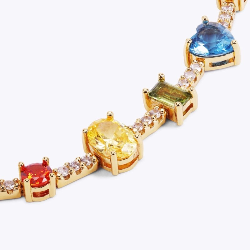 Gioielli Donna Kurt Geiger London Rainbow Mix Bracelet Colorate Italia | OF31-106