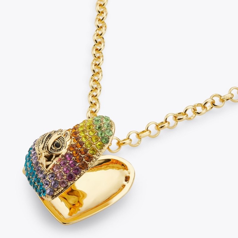 Gioielli Donna Kurt Geiger London Heart Locket Necklace Colorate Italia | XC54-153