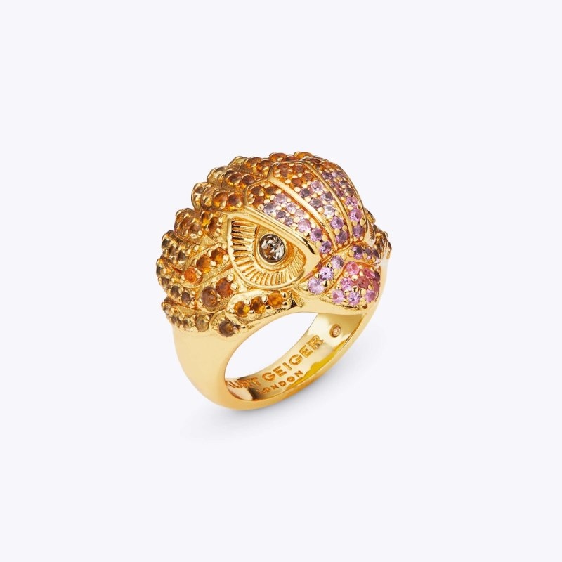 Gioielli Donna Kurt Geiger London Pave Eagle Ring Oro Italia | HP16-378