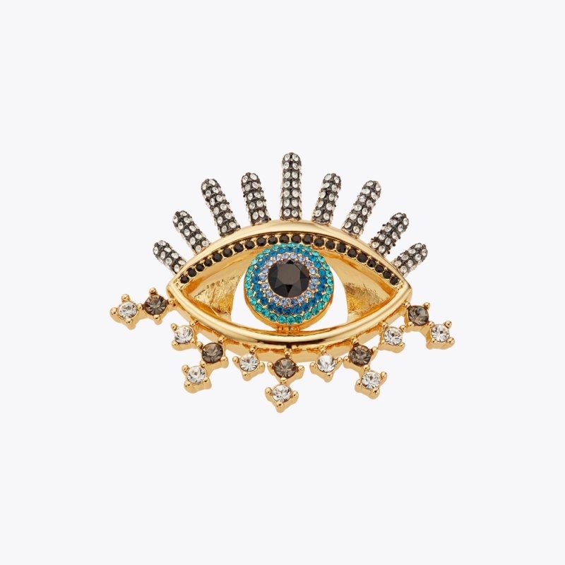 Gioielli Donna Kurt Geiger London Evil Eye Ring Metal Italia | DJ98-339