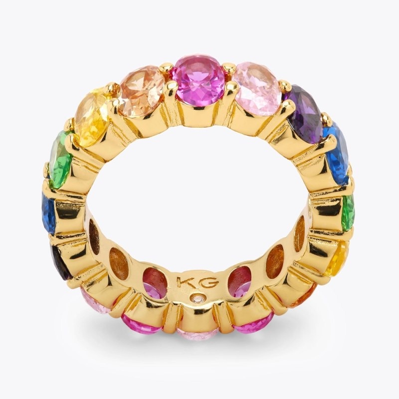 Gioielli Donna Kurt Geiger London Oval Ring Colorate Italia | EF73-919