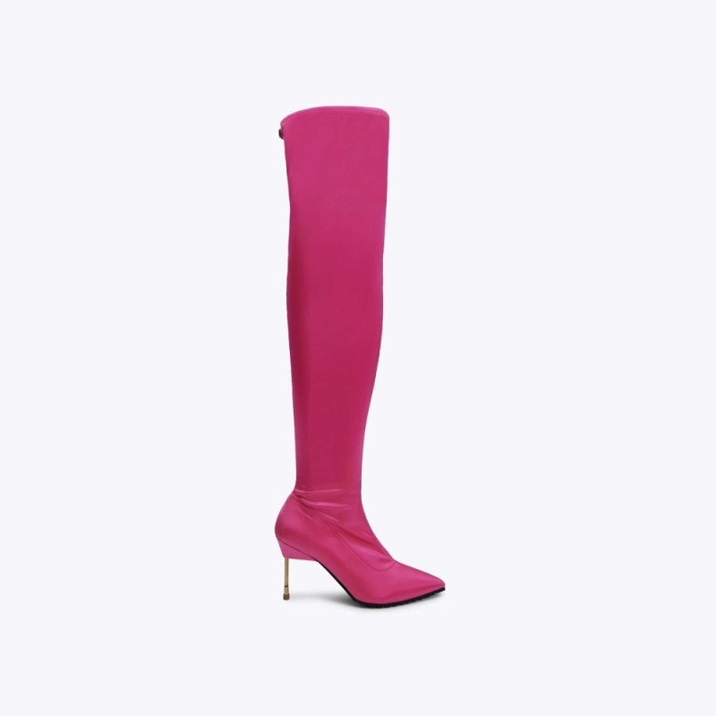 Stivali Ginocchio  Donna Kurt Geiger London Barbican Fushia Italia | YE01-024