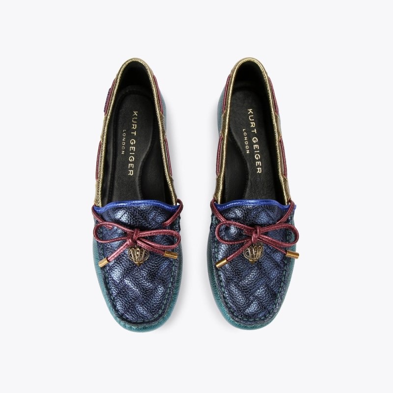 Mocassini Donna Kurt Geiger London Eagle Moccasin Colorate Italia | RZ70-293