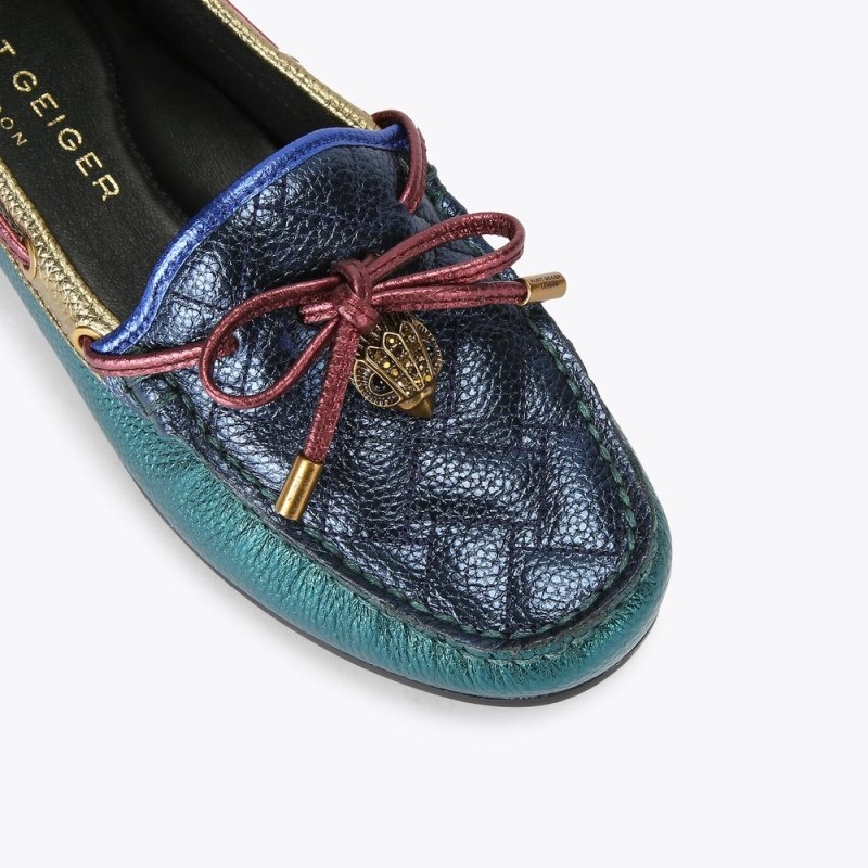 Mocassini Donna Kurt Geiger London Eagle Moccasin Colorate Italia | RZ70-293