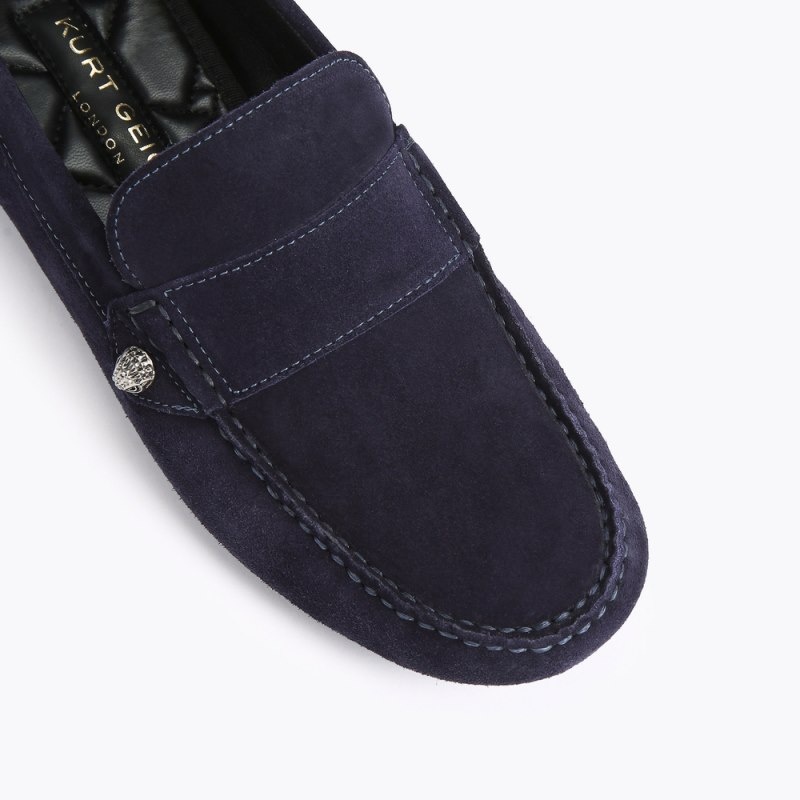 Mocassini Uomo Kurt Geiger London Stirling Blu Marino Italia | SJ27-959