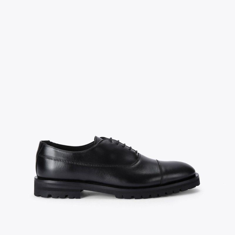 Mocassini Uomo Kurt Geiger London Hunt Oxford Nere Italia | OX42-319