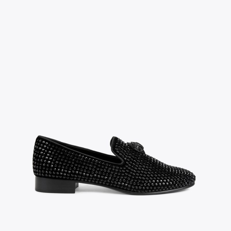 Mocassini Uomo Kurt Geiger London Ace Nere Italia | HV38-356