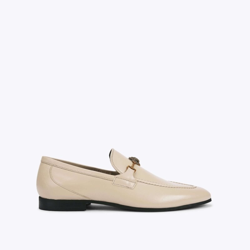 Mocassini Uomo Kurt Geiger London Ali Beige Italia | QG31-629