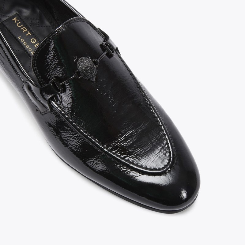 Mocassini Uomo Kurt Geiger London Ali Nere Italia | YB90-589