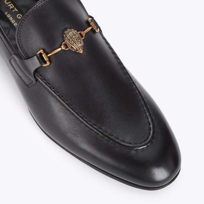 Mocassini Uomo Kurt Geiger London Ali Nere Nere Italia | KC99-237