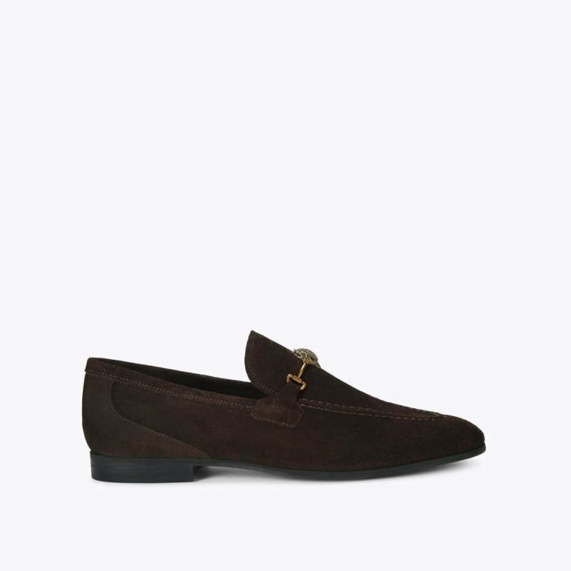 Mocassini Uomo Kurt Geiger London Ali Marroni Scuro Italia | YH62-440