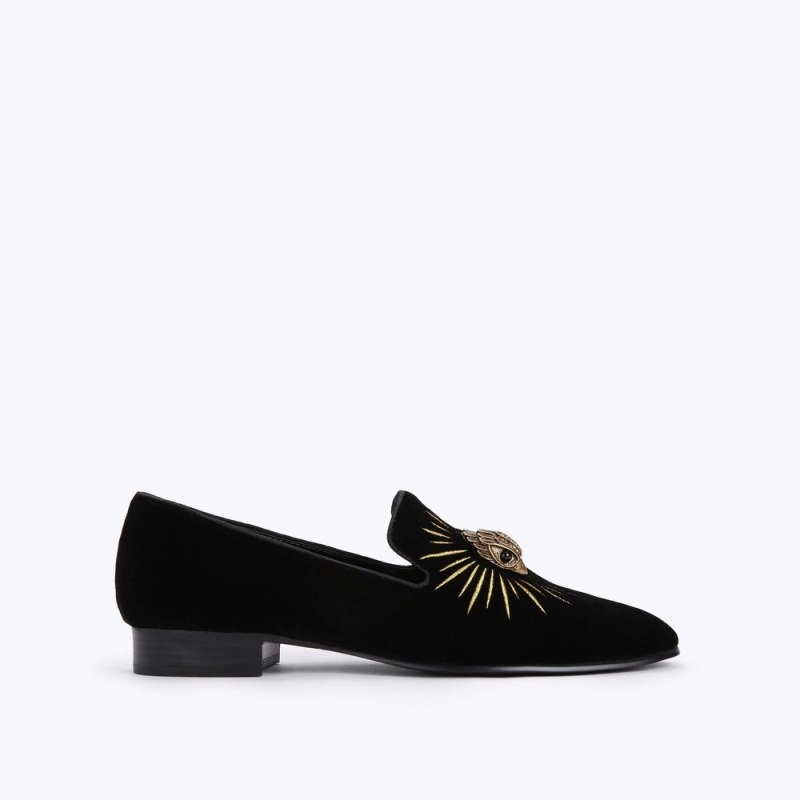 Mocassini Uomo Kurt Geiger London Ace Eagle Nere Italia | XW90-360