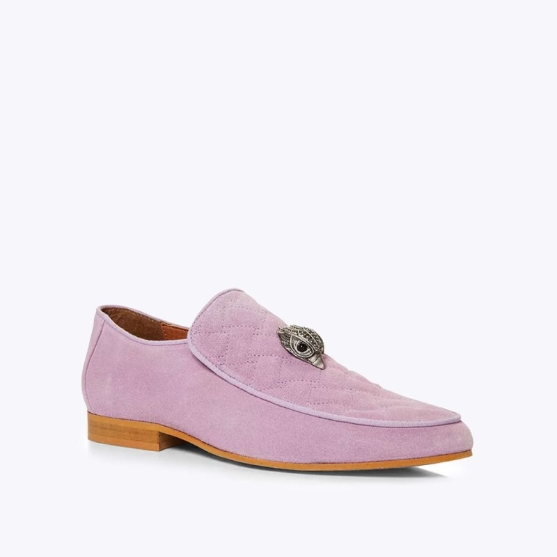 Mocassini Uomo Kurt Geiger London Hugh Eagle Head Lilac Italia | UP58-500