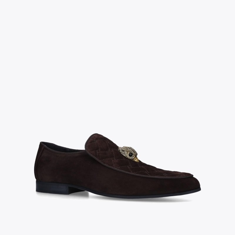 Mocassini Uomo Kurt Geiger London Hugh Eagle Marroni Italia | GJ64-829