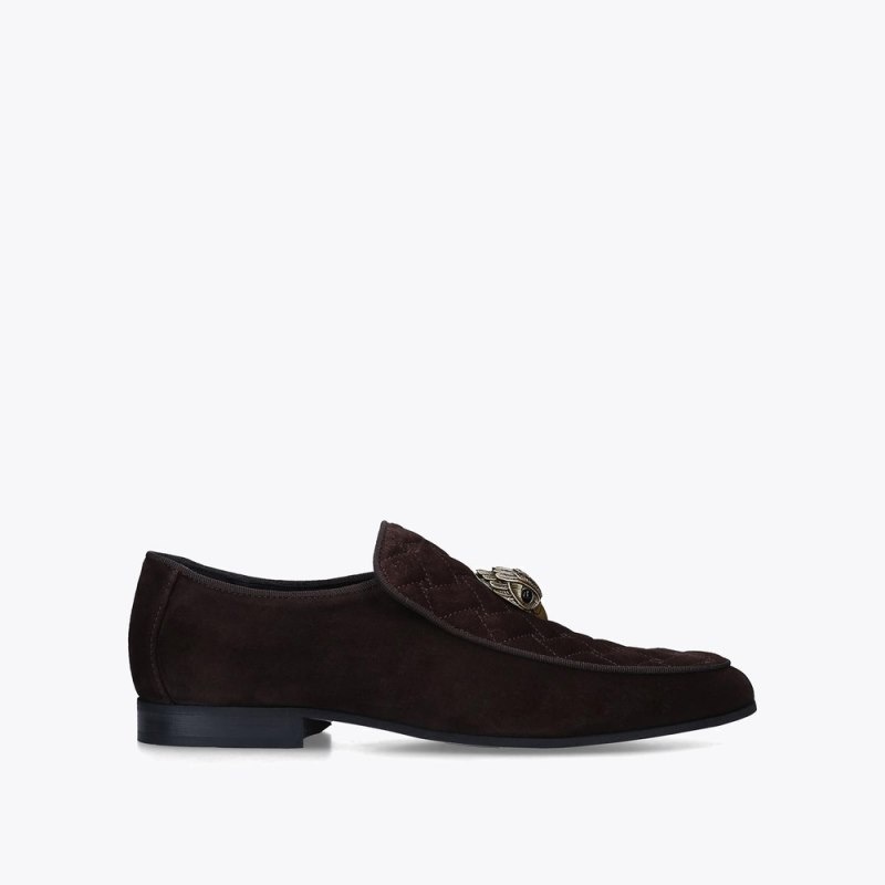 Mocassini Uomo Kurt Geiger London Hugh Eagle Marroni Italia | GJ64-829