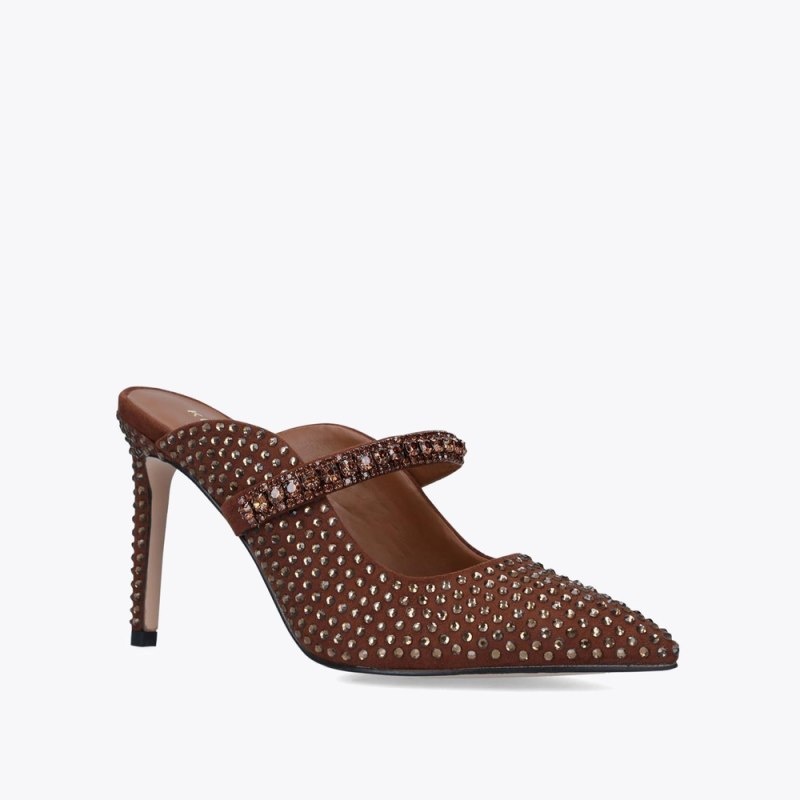 Mules Donna Kurt Geiger London Duke Drench Marroni Italia | GM51-656