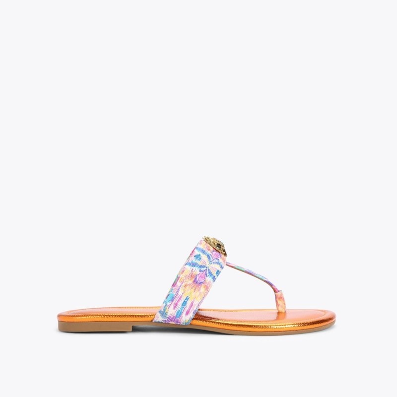 Mules Donna Kurt Geiger London Mw Kensington Sandal Rosa Italia | TT85-369