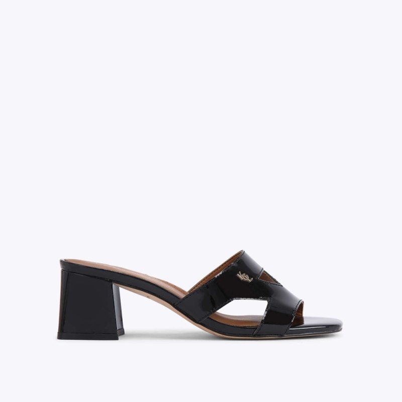 Sandali Donna Kurt Geiger London Odina Block Nere Italia | YC23-951