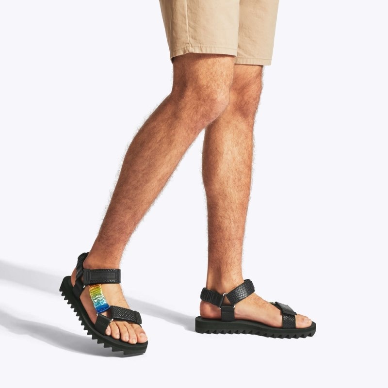 Sandali Uomo Kurt Geiger London Orion Nere Italia | IP46-381