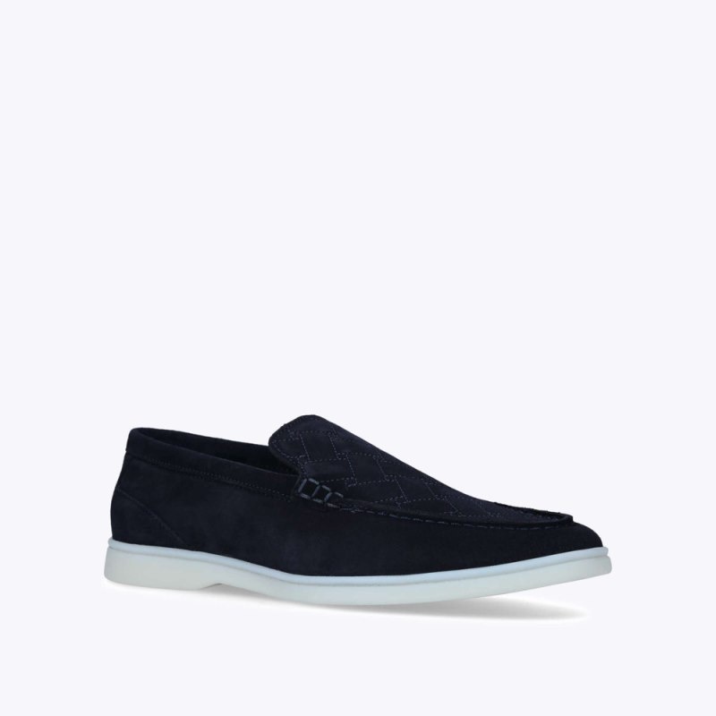 Scarpe Casual Uomo Kurt Geiger London Hugo Blu Marino Italia | YV75-188