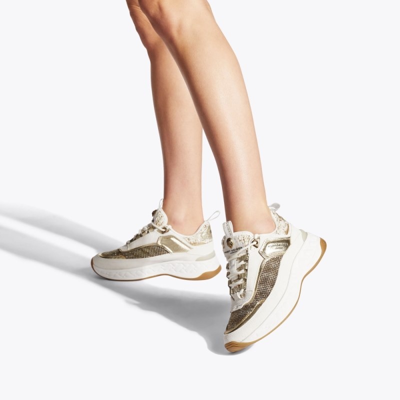 Sneakers Donna Kurt Geiger London Kensington Beige Italia | BZ46-422