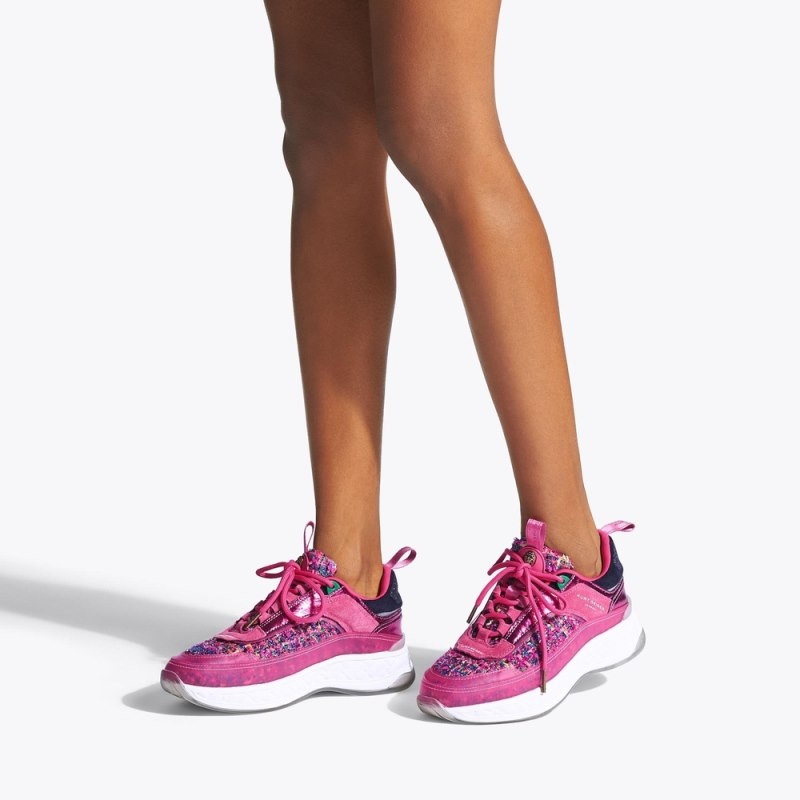 Sneakers Donna Kurt Geiger London Kensington Fushia Italia | EC19-319