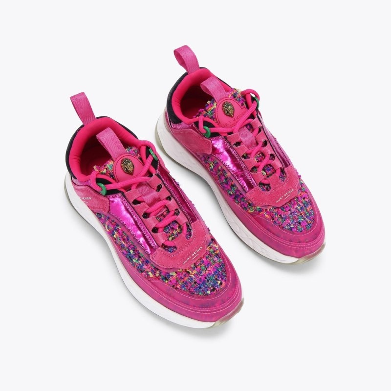 Sneakers Donna Kurt Geiger London Kensington Fushia Italia | EC19-319