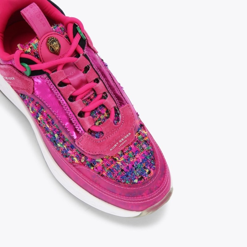 Sneakers Donna Kurt Geiger London Kensington Fushia Italia | EC19-319