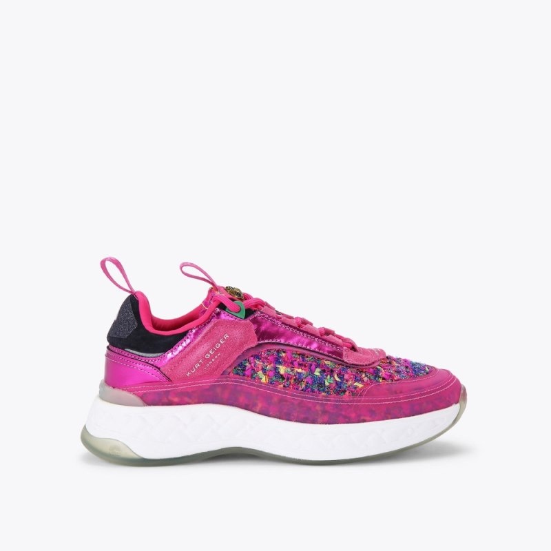 Sneakers Donna Kurt Geiger London Kensington Fushia Italia | EC19-319