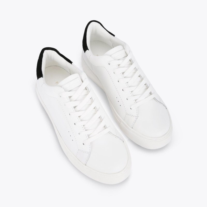 Sneakers Donna Kurt Geiger London Laney Bianche Nere Italia | QQ14-203