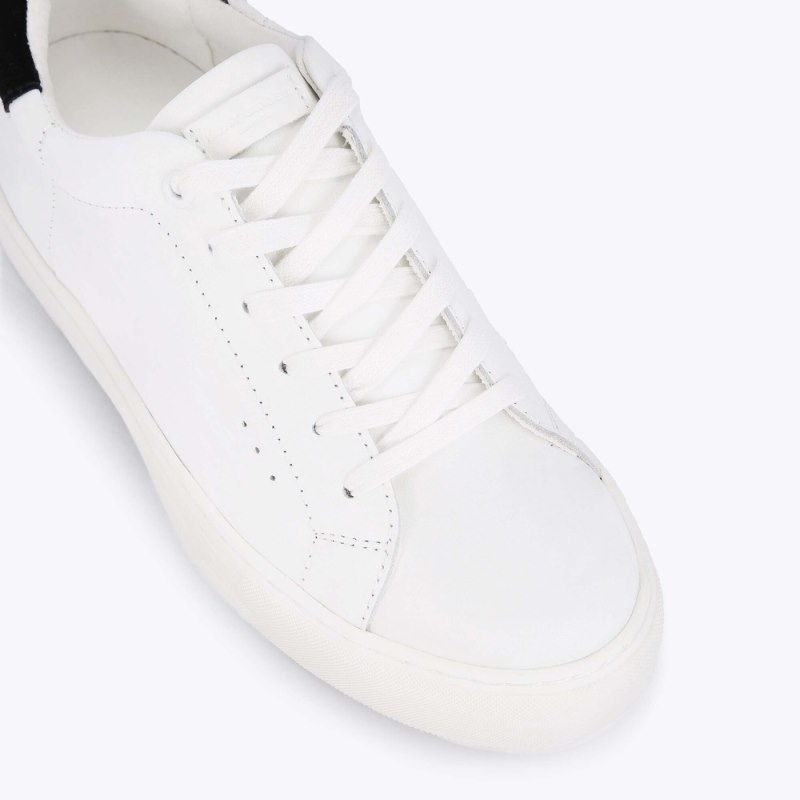 Sneakers Donna Kurt Geiger London Laney Bianche Nere Italia | QQ14-203