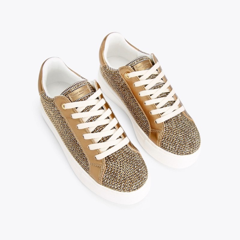 Sneakers Donna Kurt Geiger London Laney Beige Italia | GN31-499