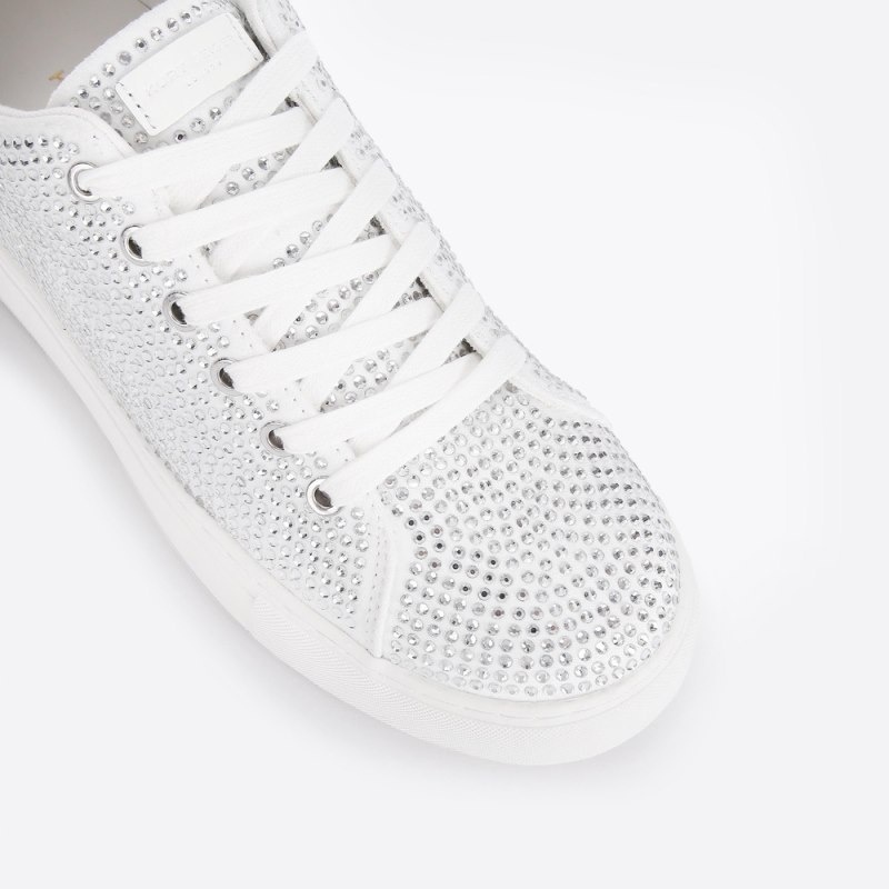 Sneakers Donna Kurt Geiger London Laney Crystal Bianche Italia | RS31-186