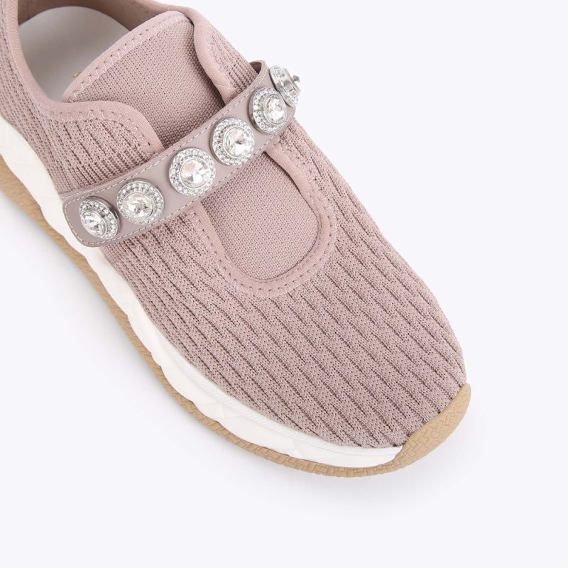 Sneakers Donna Kurt Geiger London London Knit Jewel Blush Italia | NK45-529