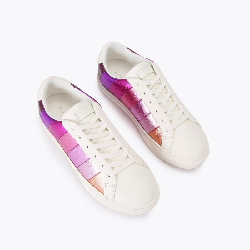 Sneakers Donna Kurt Geiger London Lane Stripe Rosa Italia | YB00-343