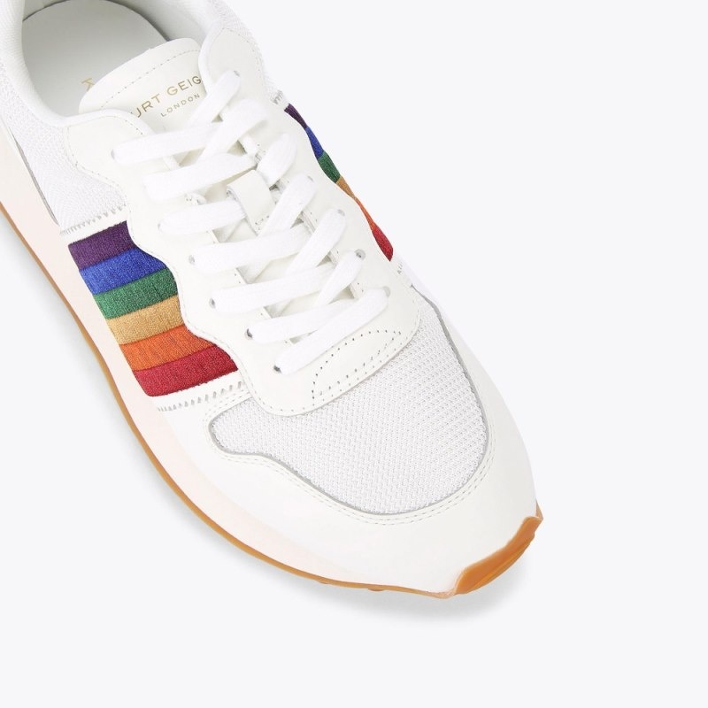 Sneakers Uomo Kurt Geiger London Lennox Bianche Italia | HY92-246