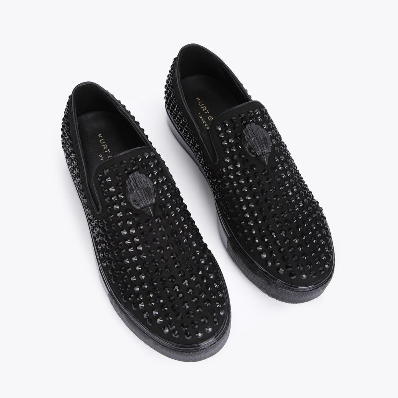 Sneakers Uomo Kurt Geiger London Laney Stud Slip-on Nere Italia | MC20-306