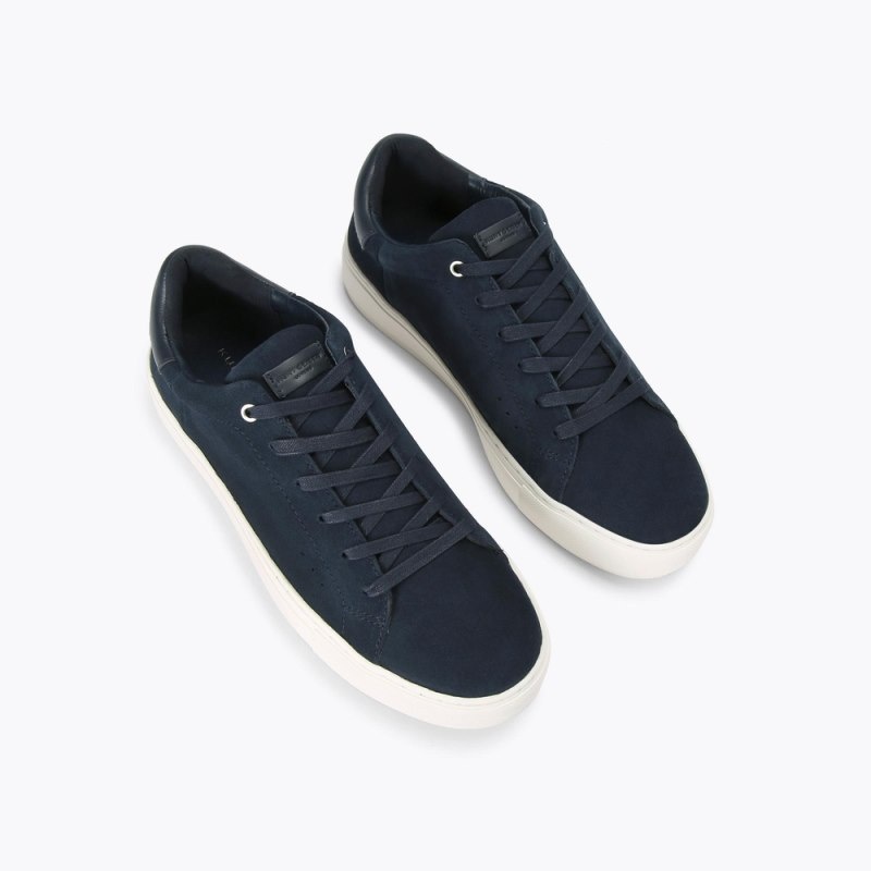 Sneakers Uomo Kurt Geiger London Laney Blu Marino Italia | JL34-026