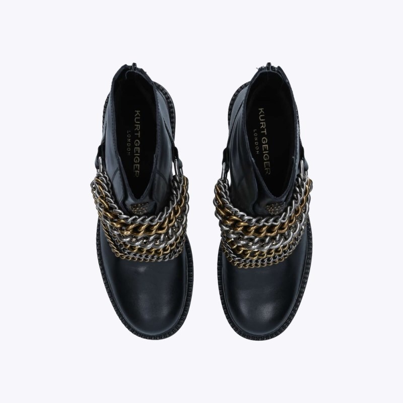 Stivali Donna Kurt Geiger London Stefan Nere Italia | SS14-892