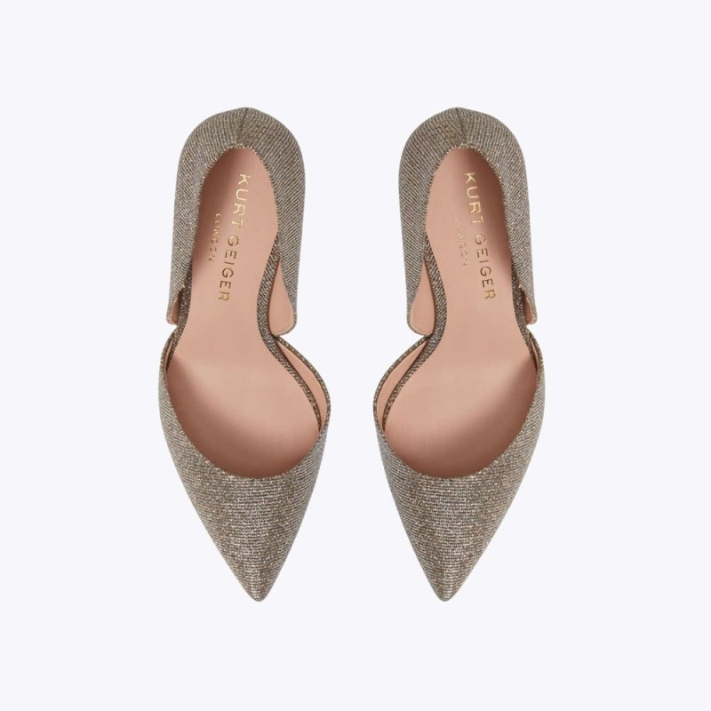 Tacchi Donna Kurt Geiger London Bond 90 Bronze Italia | QW24-199