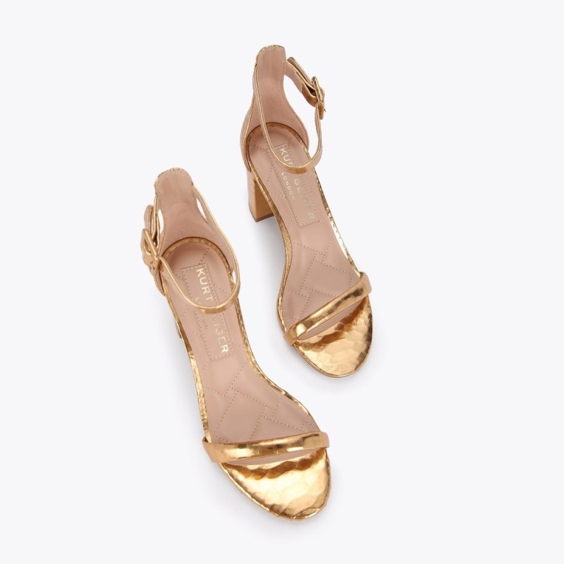 Tacchi Donna Kurt Geiger London Langley Oro Italia | GE40-663