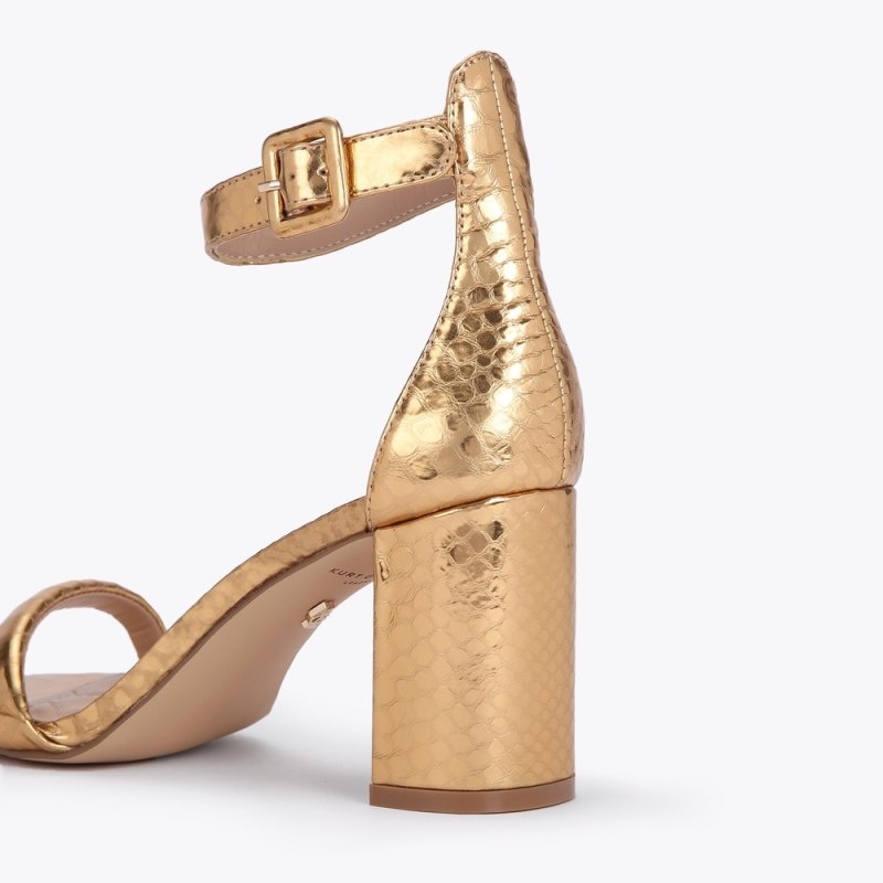 Tacchi Donna Kurt Geiger London Langley Oro Italia | GE40-663